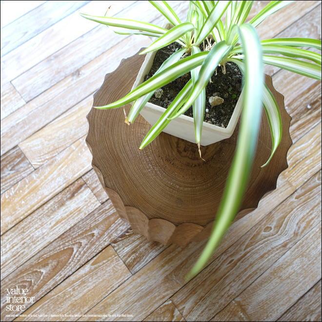 チーク総無垢材 スツールLS/N イス チェア 椅子 丸太スツール 花台 ナチュラル 素朴 削出し 一点物 20kg |  | 07