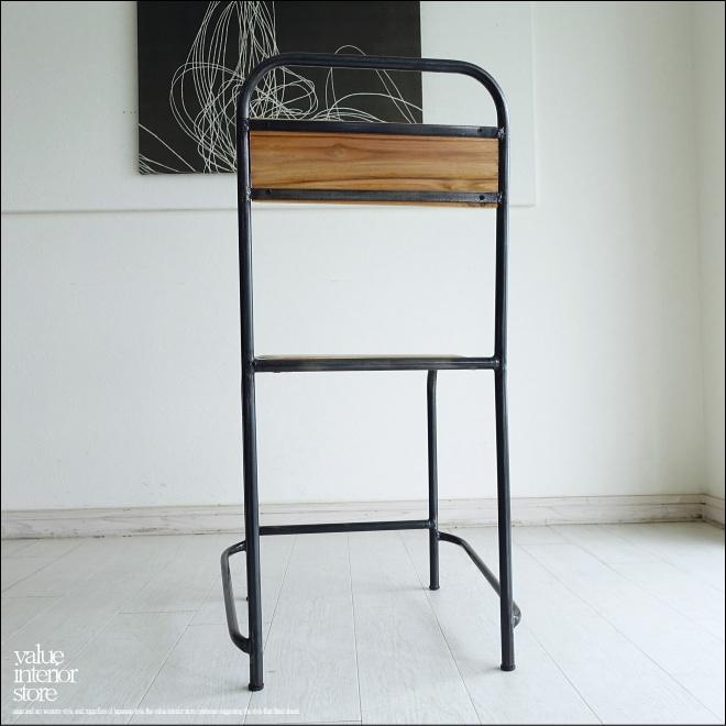 チーク無垢材 カフェチェアAntika スタッキングチェア スクールチェア 椅子 イス 工業系 ナチュラル カフェ什器 鉄フレーム |  | 04