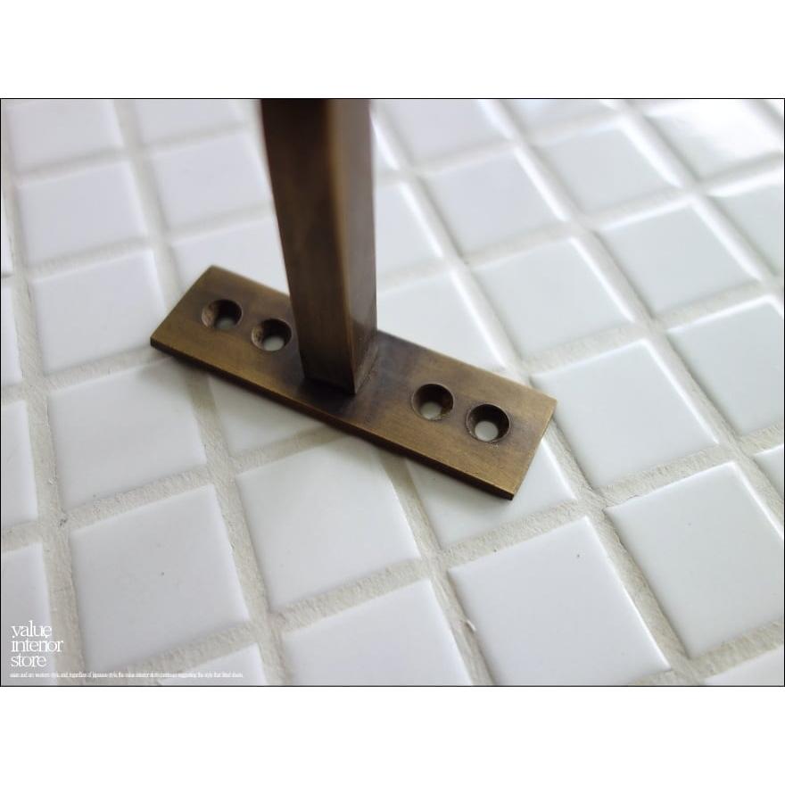 真鍮タオル掛け / 曲がり21cm タオルハンガー ブラスハンガー キッチンタオルバー バス・トイレ用品 洗面用品 壁掛け 真鍮製 レトロ調 V_S |  | 01