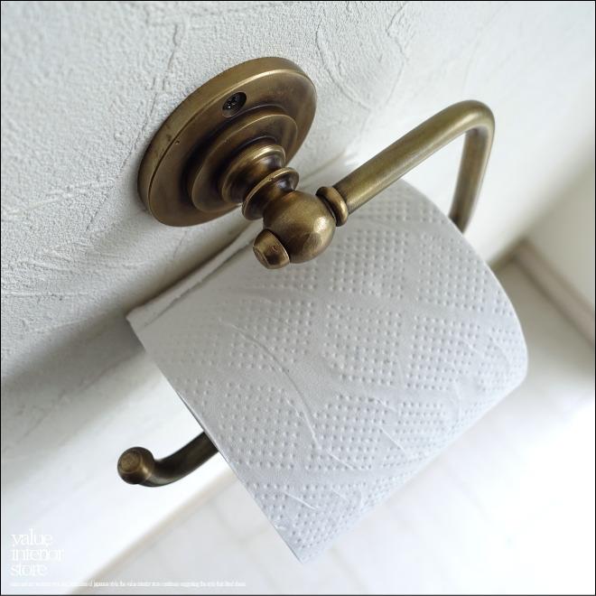 真鍮トイレットペーパーホルダー タオル掛け トレイペーパーホルダー タオルホルダー 紙巻器 レトロ調 住宅用品 真鍮金物 V_S |  | 04