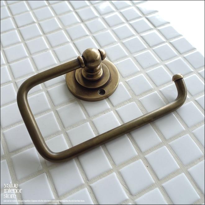 真鍮トイレットペーパーホルダー タオル掛け トレイペーパーホルダー タオルホルダー 紙巻器 レトロ調 住宅用品 真鍮金物 V_S |  | 06