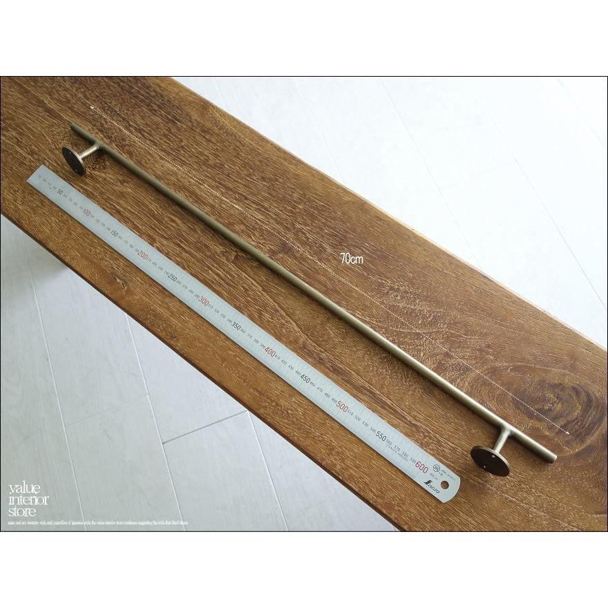真鍮バスタオル掛け 壁掛け 壁掛け タオルバー タオルホルダー レトロ調 タオルかけ タオルハンガー 洗面用品 幅70cm |  | 05