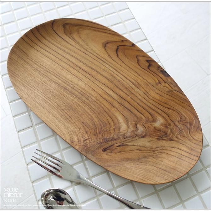 無垢材 ビーンズプレートL 盛り皿 パスタプレート 大皿 木の皿 ランチプレート 無垢材食器 チーク材 世界三大銘木 |  | 07