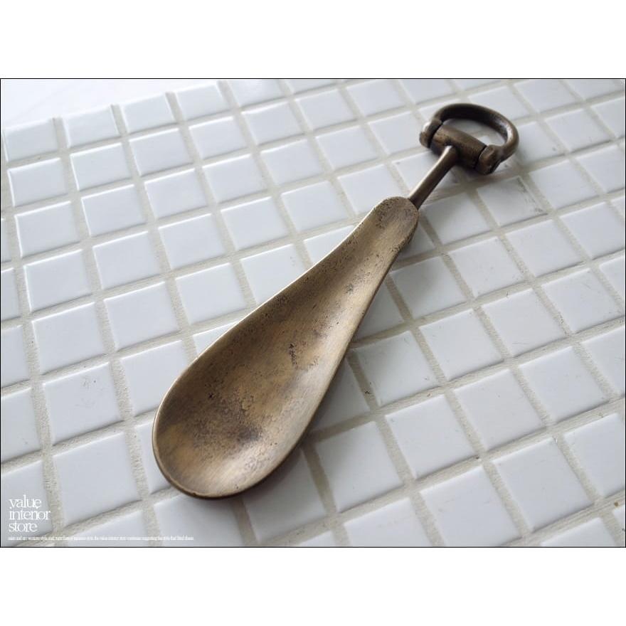 ブラスシューホーンAE023 靴ベラ 真鍮製 靴べら クツベラ クツべら くつべら 新品 エスニック レトロ調 ヴィンテージ調 V_S |  | 03