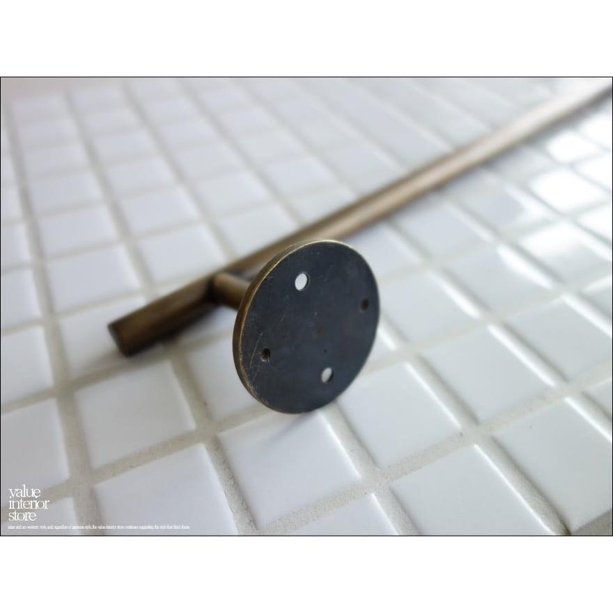 真鍮ドアハンドルT35 ノブ 取っ手 鋳物 鋳造 レトロ 新品 ブラス取手 店舗什器 DIY シャビー アンティーク調 素材 真鍮金物 幅35cm |  | 03