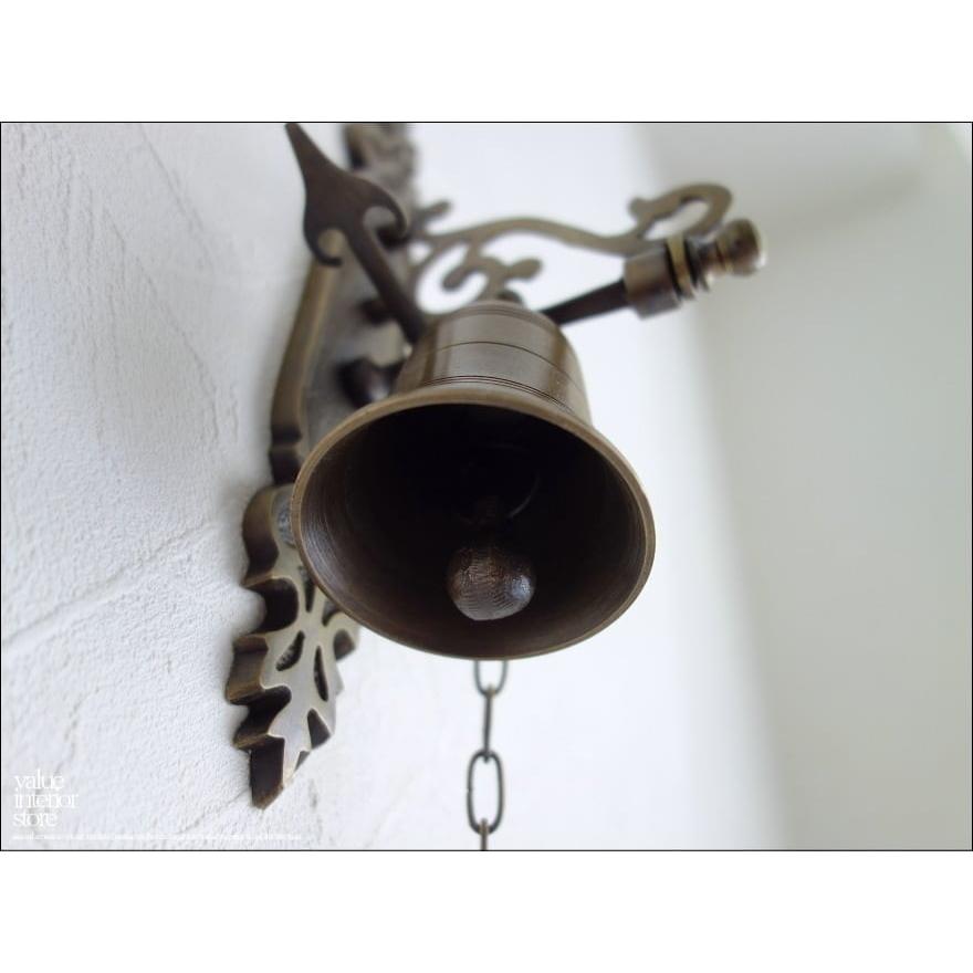 真鍮シングルベル 呼び鈴 ブラス レトロ調 壁掛 手作り ドアベル 真鍮製 ドアチャイム ハンドメイド 雑貨 カフェ用品 |  | 02