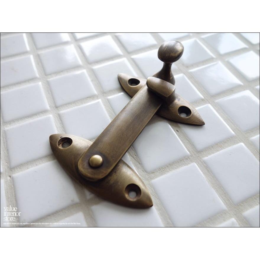ブラスロックW036 真鍮ロック 鍵 カギ 扉錠 キーパーツ 錠前 扉止 留め金具 レトロ調 真鍮金物 ハンドメイド 手作り アンティーク調 |  | 01