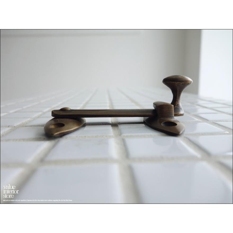ブラスロックW036 真鍮ロック 鍵 カギ 扉錠 キーパーツ 錠前 扉止 留め金具 レトロ調 真鍮金物 ハンドメイド 手作り アンティーク調 |  | 02