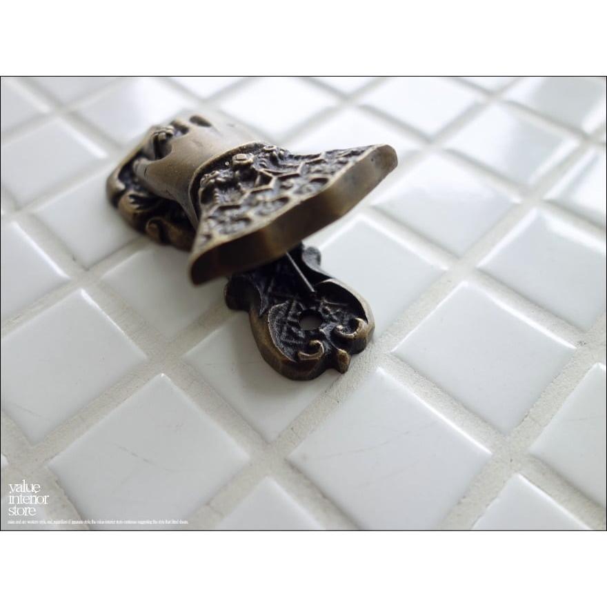 淑女のハンドクリップS 真鍮製クリップ レタークリップ 壁掛けブラスペーパークリップ 手型ホルダー アンティーク調 無垢の真鍮 L/8.2cm |  | 01