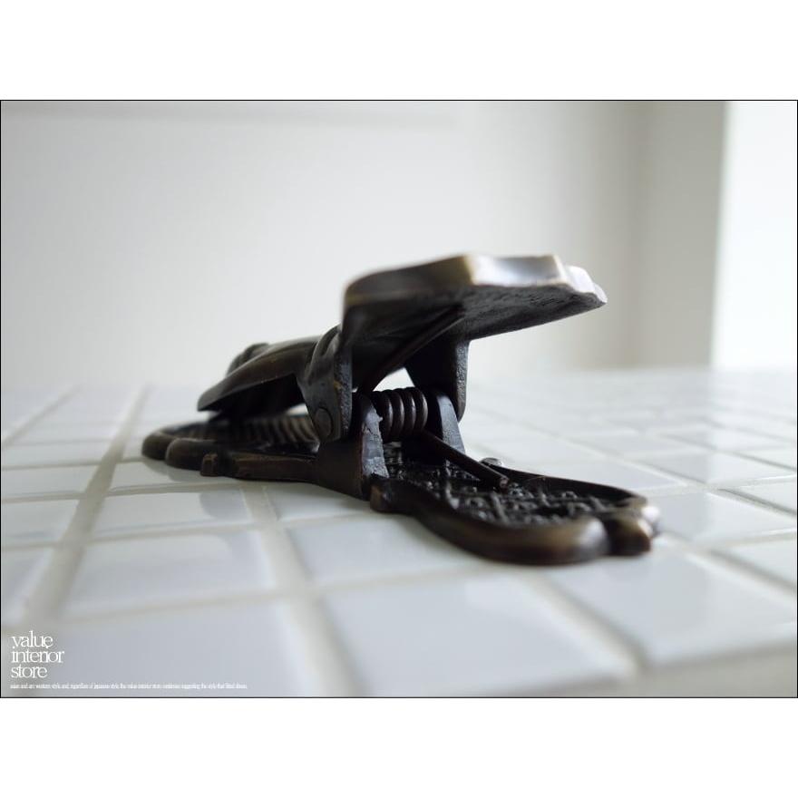 淑女のハンドクリップL 真鍮製クリップ レタークリップ 壁掛けブラスペーパークリップ 手型ホルダー アンティーク調 無垢の真鍮 L/13.5cm |  | 03