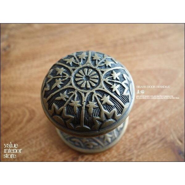 真鍮ドアハンドルRIZ ドアノブ 取っ手 ブラスハンドル 鋳造 取って 扉金物 手作り レトロ 真鍮金物 店舗ドア DIY 個性的 建具金物 | 