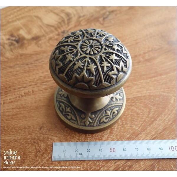 真鍮ドアハンドルRIZ ドアノブ 取っ手 ブラスハンドル 鋳造 取って 扉金物 手作り レトロ 真鍮金物 店舗ドア DIY 個性的 建具金物 |  | 03