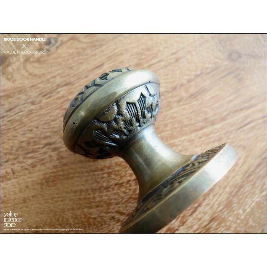 真鍮ドアハンドルRIZ ドアノブ 取っ手 ブラスハンドル 鋳造 取って 扉金物 手作り レトロ 真鍮金物 店舗ドア DIY 個性的 建具金物 |  | 07