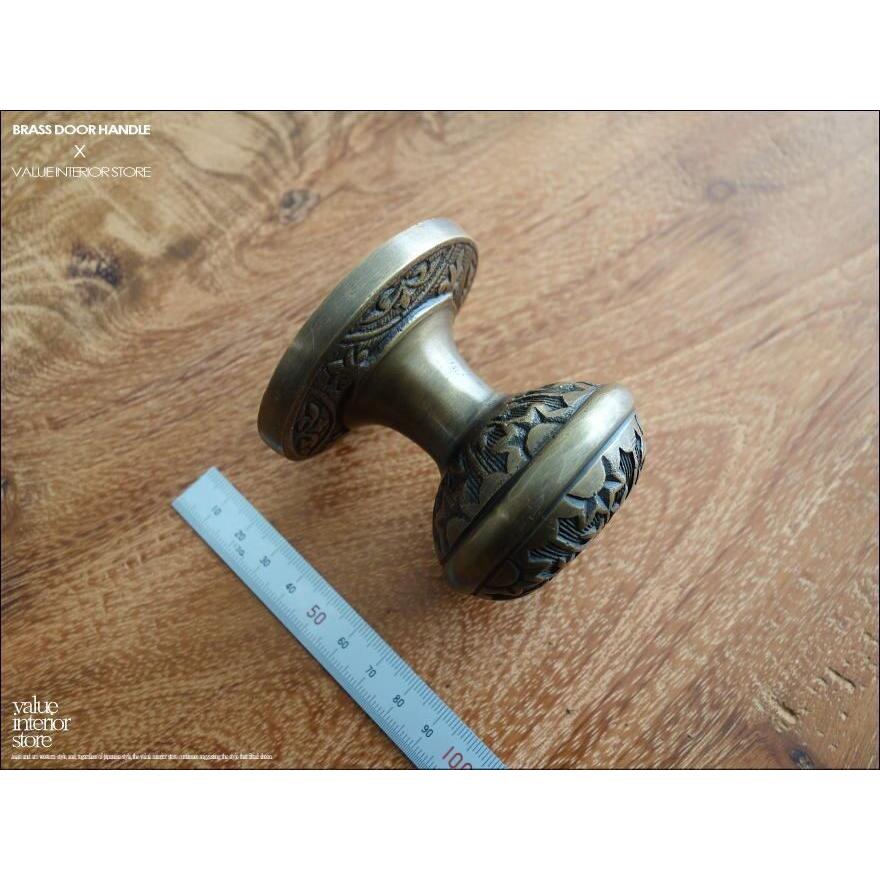 真鍮ドアハンドルRIZ ドアノブ 取っ手 ブラスハンドル 鋳造 取って 扉金物 手作り レトロ 真鍮金物 店舗ドア DIY 個性的 建具金物 |  | 09