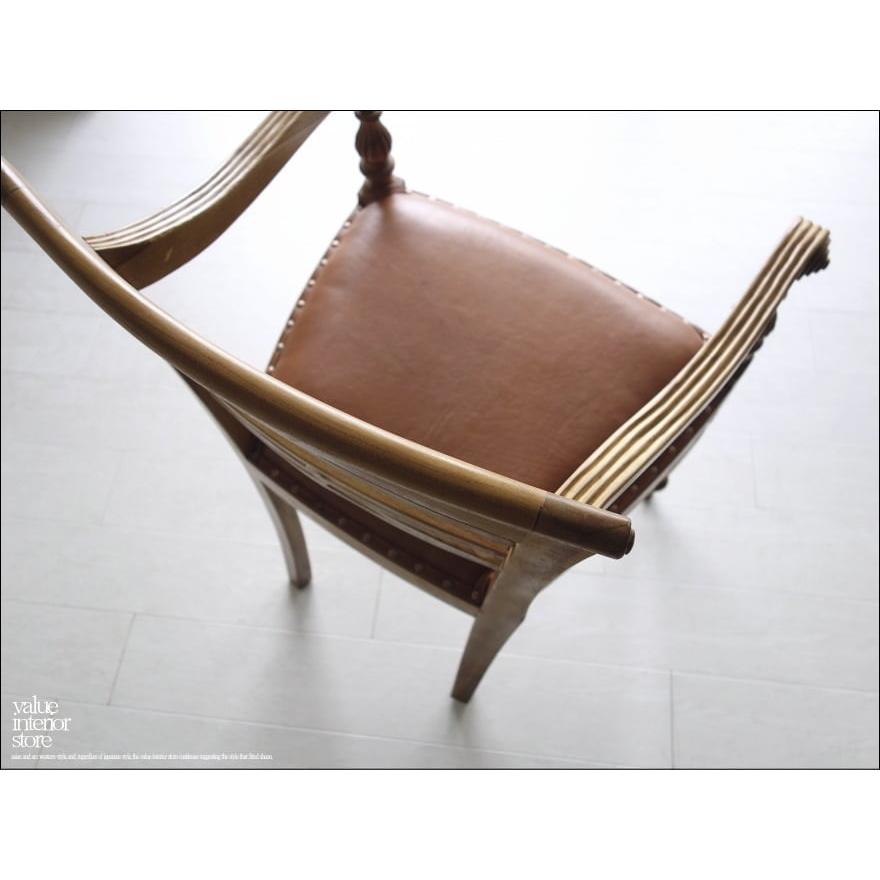 チーク無垢レザーアームチェアLB イス 本皮 椅子 チェアー 皮張り 肘掛け椅子 手作り 天然木 銘木 総無垢 新品 ナチュラル |  | 05