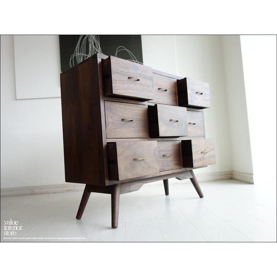 チーク無垢材 チェストTB 整理箪笥 収納 タンス 和 新品 道具箱 無垢材家具 シンプル 真鍮ハンドル 真鍮金物 総無垢材 三大銘木 |  | 05