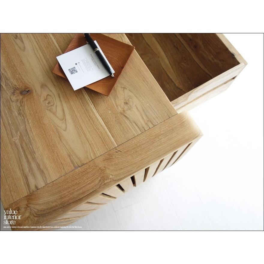 総無垢材 チークチェストCraf タンス 整理箪笥 収納タンス 無塗装 新品 シンプル 手づくり 和 世界三大銘木 無垢材家具 幅120cm |  | 05