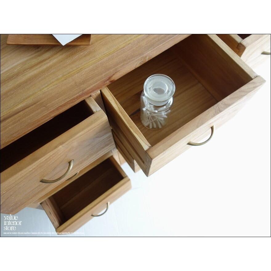 総無垢材 真鍮金物チェスト9N タンス 収納箪笥 道具箱 シンプル ナチュラル 整理 新品 真鍮取っ手 素朴 天然油仕上 チーク材 世界三大銘木 |  | 01