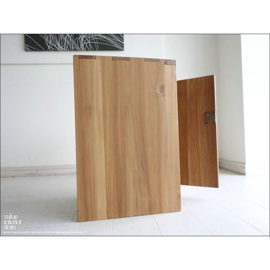 チーク無垢材 船箪笥N 真鍮鍵付 タンス チェスト 小型収納箪笥 新品 手作り ナチュラル オイル仕上 和 真鍮金物 世界三大銘木 |  | 03