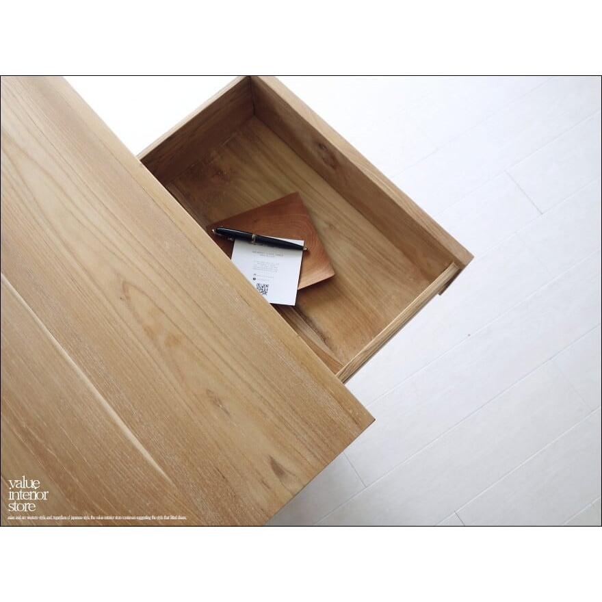 チーク総無垢材 チェストLES タンス 整理箪笥 収納タンス 無塗装 新品 シンプル 手づくり 和 世界三大銘木 無垢材家具 幅100cm |  | 03