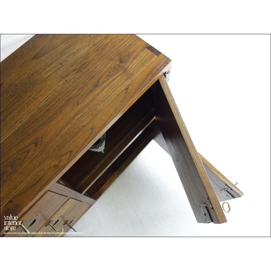 チーク総無垢 真鍮鍵箪笥ME 収納家具 鍵付き タンス 道具箱 ロックチェスト 真鍮金物 天然木 銘木家具 手づくり 世界三大銘木 |  | 04