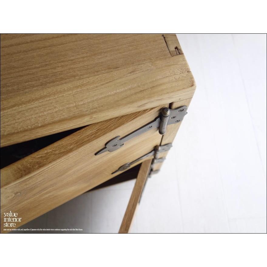 チーク総無垢 真鍮鍵箪笥N 収納家具 鍵付きタンス 箪笥 道具箱 ロックチェスト 新品 真鍮金物 無垢材 銘木家具 世界三大銘木 送料無料 |  | 12