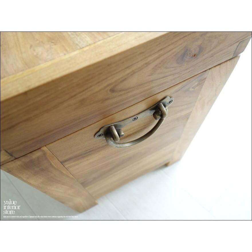 ボックスチェストN 収納箪笥 タンス 収納家具 和風 ナチュラル 天然木 真鍮金物 新品 道具入れ チーク材 世界三大銘木 銘木家具 |  | 01