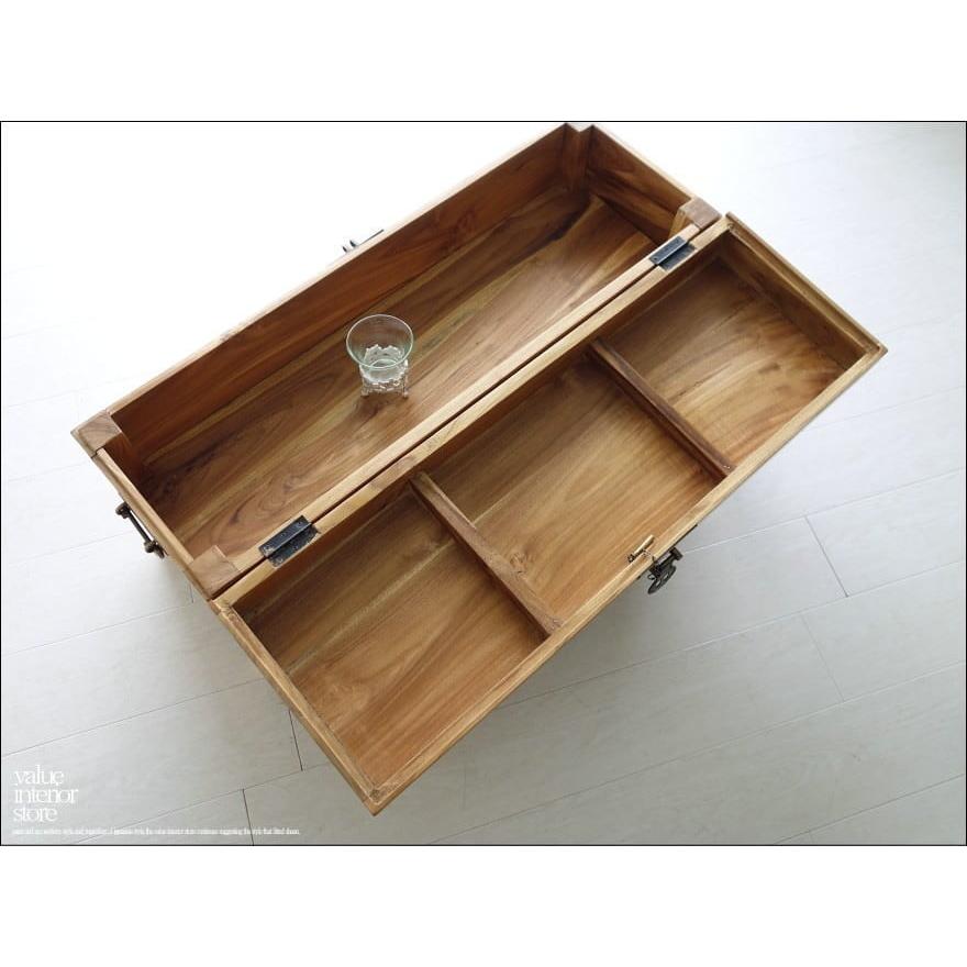 ボックスチェストN 収納箪笥 タンス 収納家具 和風 ナチュラル 天然木 真鍮金物 新品 道具入れ チーク材 世界三大銘木 銘木家具 |  | 02