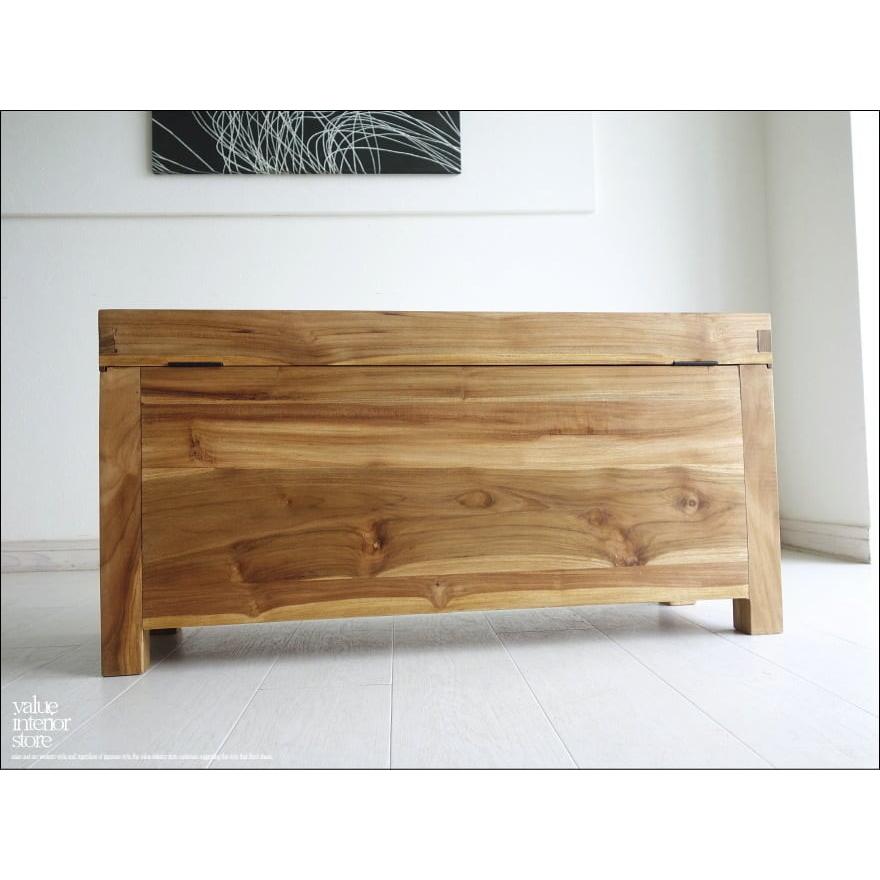 ボックスチェストN 収納箪笥 タンス 収納家具 和風 ナチュラル 天然木 真鍮金物 新品 道具入れ チーク材 世界三大銘木 銘木家具 |  | 06