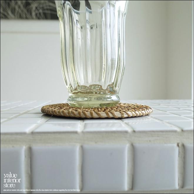 ラタンコースター/NA コップ敷き コップ受け 手編み 敷物 テーブルウェア 籐 ナチュラル 自然素材 Φ10cm |  | 01