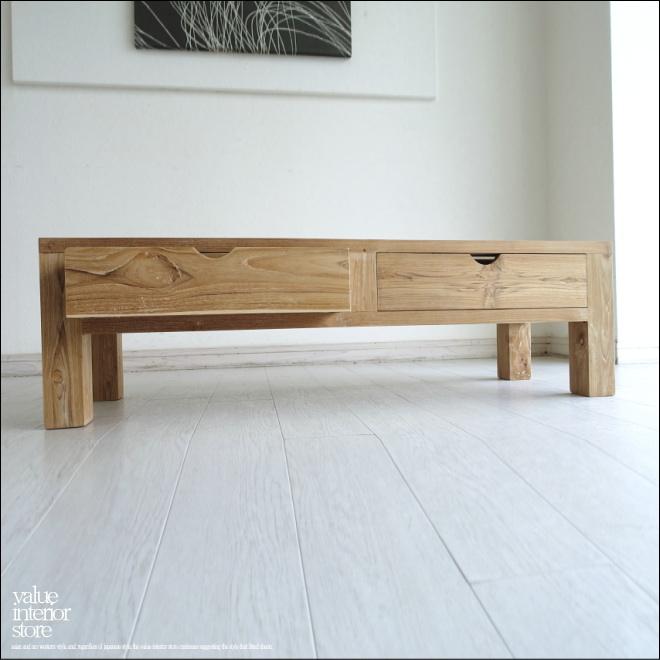 チーク無垢材 ショーケーステーブルN センターテーブル コレクションテーブル ナチュラル 無垢材家具 三大銘木 |  | 01