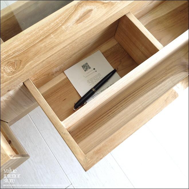 チーク無垢材 ショーケーステーブルN センターテーブル コレクションテーブル ナチュラル 無垢材家具 三大銘木 |  | 02