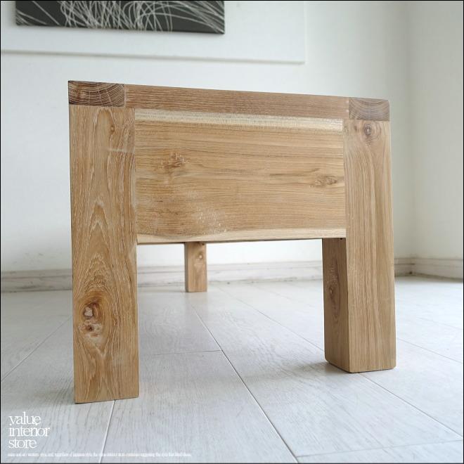 チーク無垢材 ショーケーステーブルN センターテーブル コレクションテーブル ナチュラル 無垢材家具 三大銘木 |  | 03