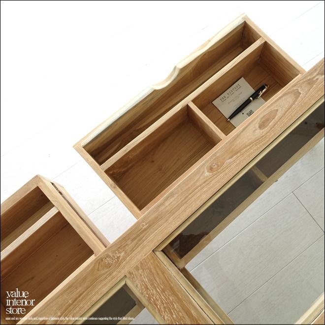 チーク無垢材 ショーケーステーブルN センターテーブル コレクションテーブル ナチュラル 無垢材家具 三大銘木 |  | 05