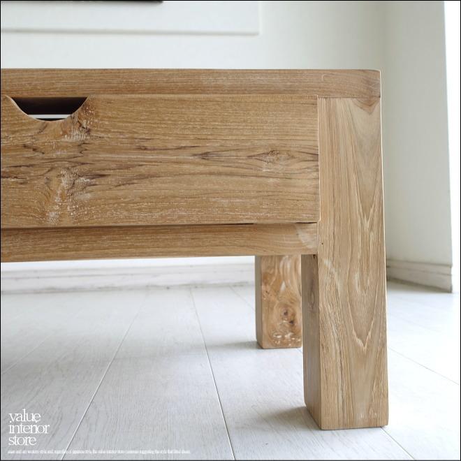 チーク無垢材 ショーケーステーブルN センターテーブル コレクションテーブル ナチュラル 無垢材家具 三大銘木 |  | 09