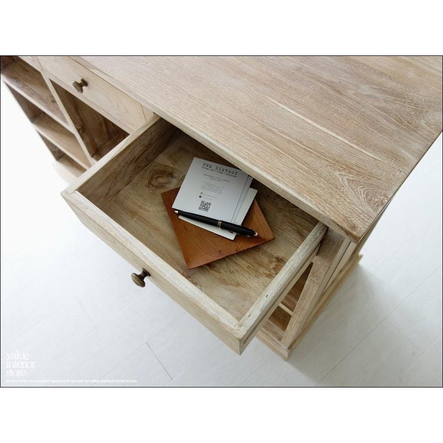 チーク総無垢材 カウンターRAW レジ台 受付カウンター 店舗什器 シャビー 教壇 キャッシャーカウンター バーカウンター 送料無料 銘木家具 |  | 03