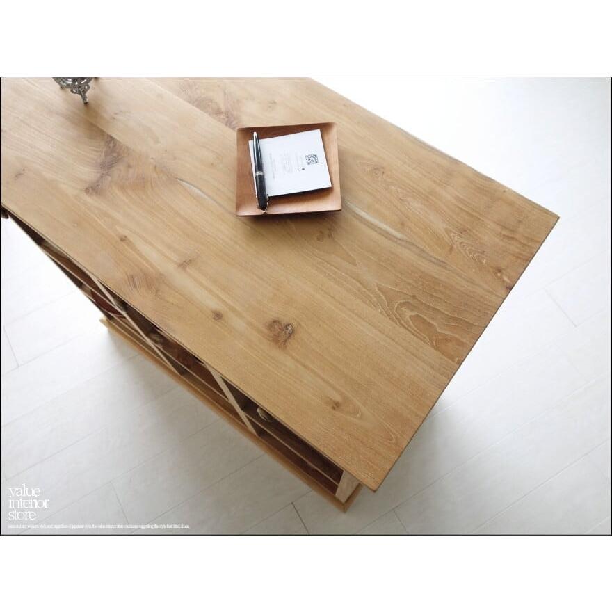 チーク総無垢材 レジカウンターRAN90cm レジ台 受付カウンター 店舗什器 ナチュラル キャッシャーカウンター 世界三大銘木 |  | 08