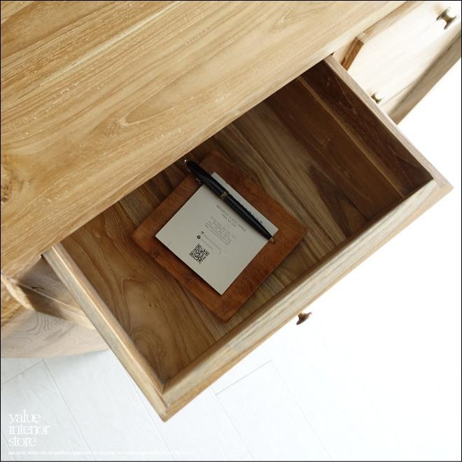 総無垢材 チークチェストCraf /90cm タンス 整理箪笥 収納タンス 無塗装 シンプル 手づくり 和 世界三大銘木 無垢材家具 |  | 05