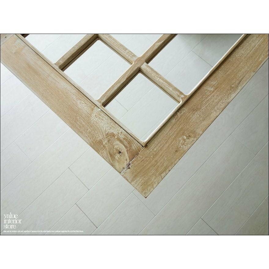 チーク総無垢材ドアLWW 木製扉 玄関ドア 建具 室内ドア 開き戸 建材 古材 カフェ扉 木製 ガラス入り 三大銘木 DIY 幅78x高さ200cm 送料無料 |  | 02