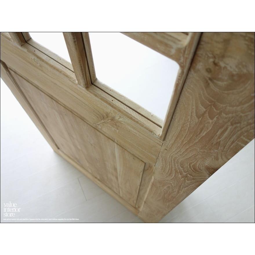 チーク総無垢材ドアLWW 木製扉 玄関ドア 建具 室内ドア 開き戸 建材 古材 カフェ扉 木製 ガラス入り 三大銘木 DIY 幅78x高さ200cm 送料無料 |  | 05