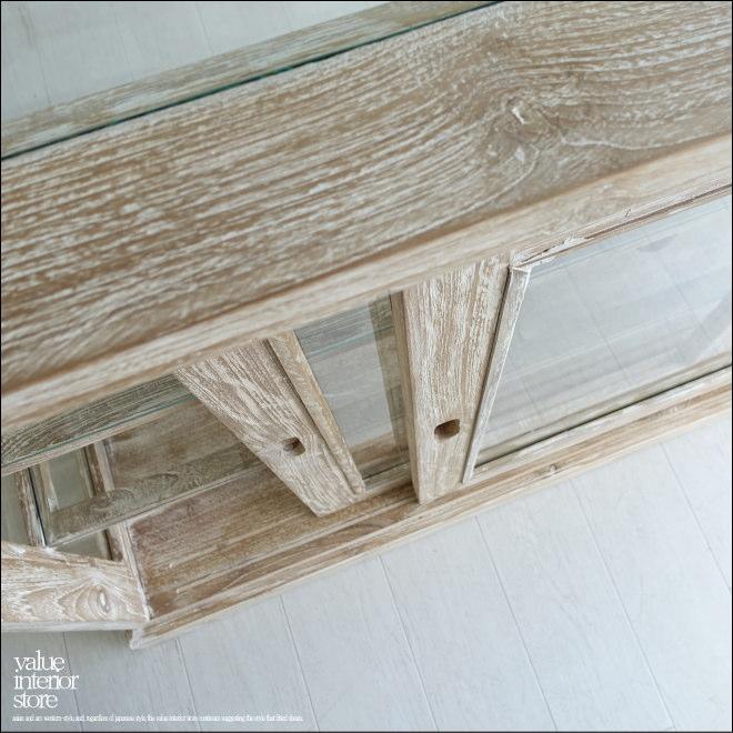 チーク無垢材 ショーケースEcke/NW ガラスケース 飾り棚 店舗什器 食器棚 陳列棚 レジ台 パンケース 無垢材家具 世界三大銘木 |  | 09