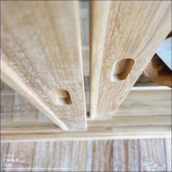 チーク無垢材 ショーケースEcke/Rep ガラスケース 飾り棚 店舗什器 食器棚 陳列棚 レジ台 パンケース 無垢材家具 世界三大銘木 |  | 06