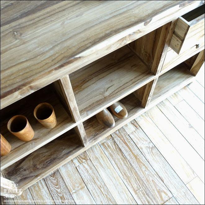 チーク無垢材 レジカウンターfonce レジ台 受付カウンター 店舗什器 店舗家具 キッチンカウンター バーカウンター W150cm |  | 03