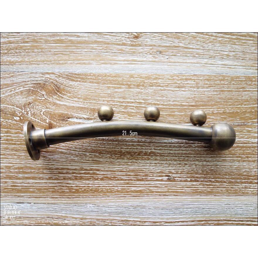 真鍮ボールハンガー 真鍮フック レトロ調 壁掛ウォールハンガー 帽子掛け コートハンガー ジャケットハンガー ブラスフック 手作り 真鍮製 |  | 04