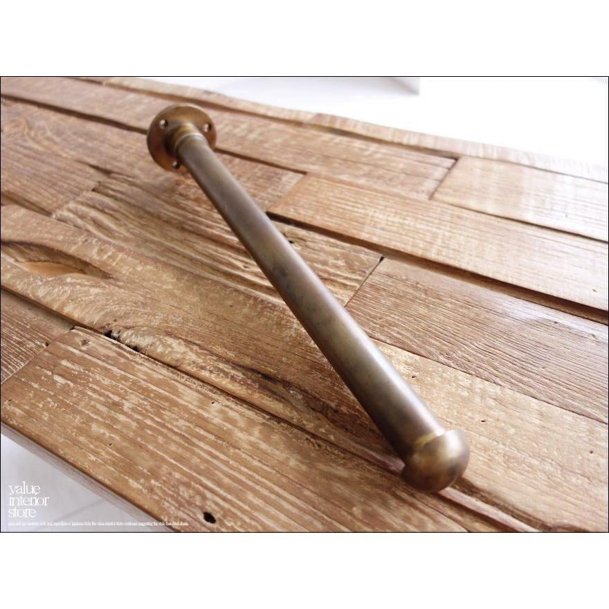 真鍮ウォールハンガー35 洋服掛け 壁掛ハンガー 店舗什器 コートハンガー 帽子掛け 真鍮フック ジャケットハンガー 真鍮製 長さ35cm |  | 01