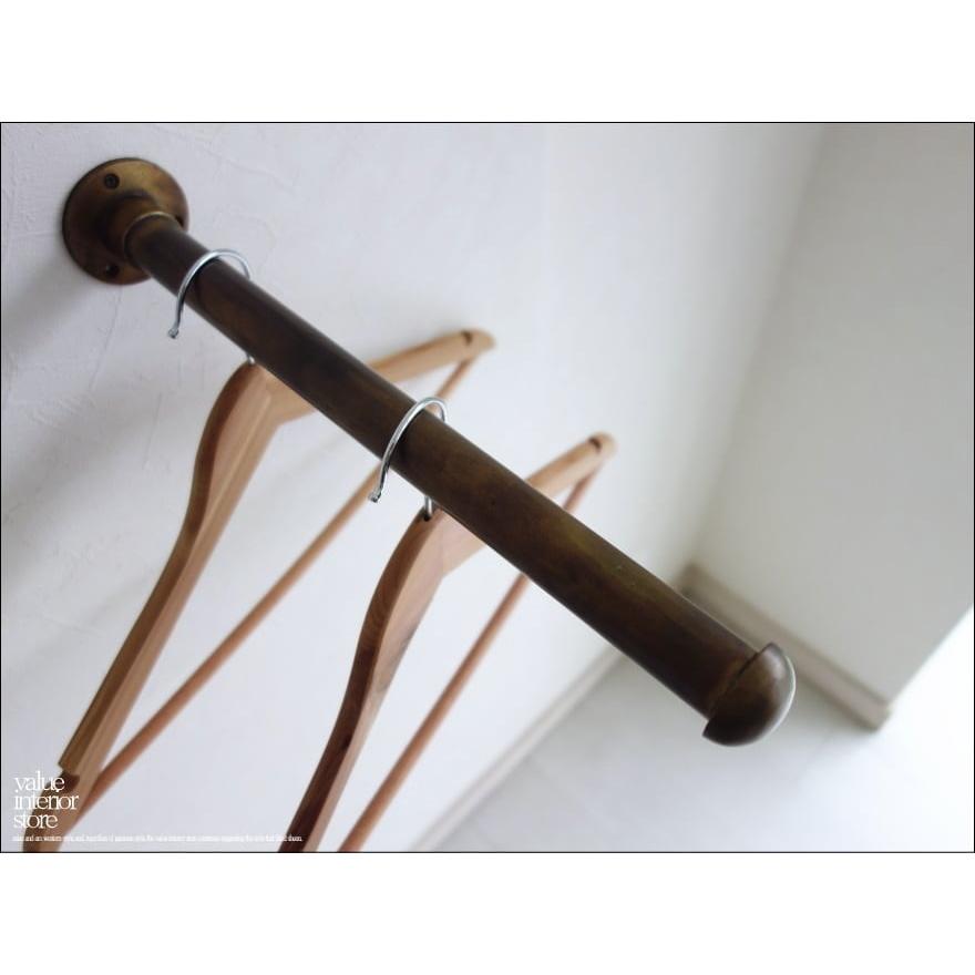 真鍮ウォールハンガー35 洋服掛け 壁掛ハンガー 店舗什器 コートハンガー 帽子掛け 真鍮フック ジャケットハンガー 真鍮製 長さ35cm |  | 05