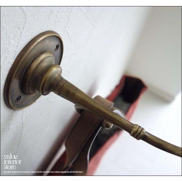 真鍮ダブルウォールフックkausar ブラスフック レトロ調 壁掛収納 帽子掛け コートハンガー ジャケットハンガー 真鍮製 L約14.8cm |  | 03