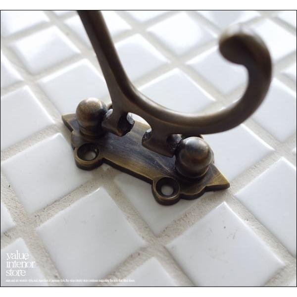 真鍮ウォールフック007 可動式ブラスフック レトロ調 壁掛ウォールハンガー 帽子掛け コートハンガー ジャケットハンガー 手作り 真鍮製 |  | 01