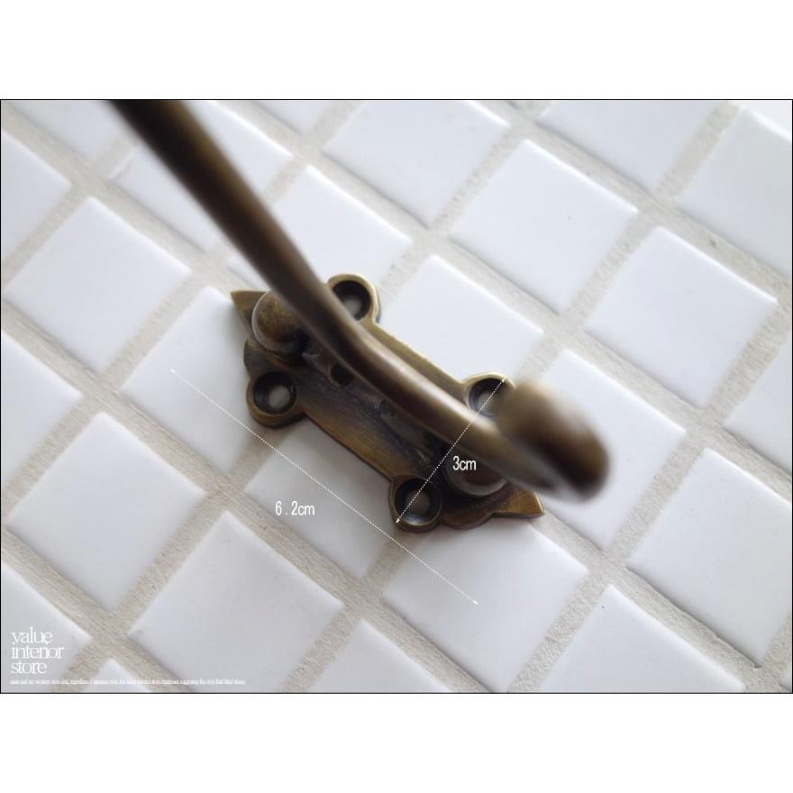 真鍮ウォールフック007 可動式ブラスフック レトロ調 壁掛ウォールハンガー 帽子掛け コートハンガー ジャケットハンガー 手作り 真鍮製 |  | 05