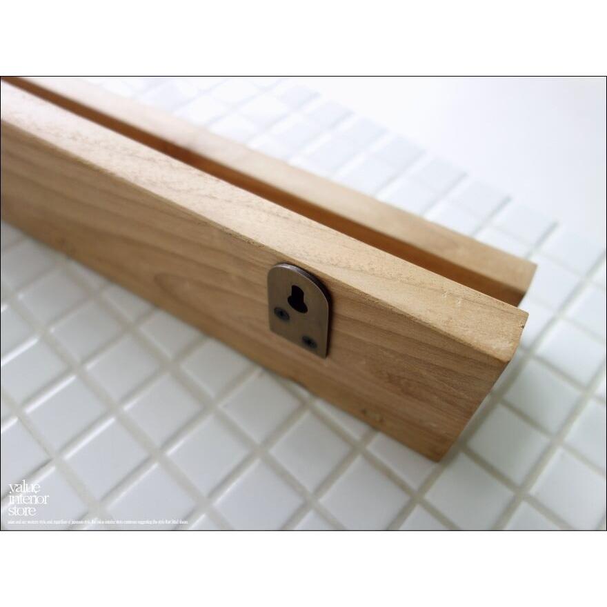 チークウォールシェルフL44/NA 壁掛け本棚 収納棚 総無垢 シンプル 壁掛収納 ウォールラック ナチュラル 天然木 木製 手作り 和風 木製 |  | 02